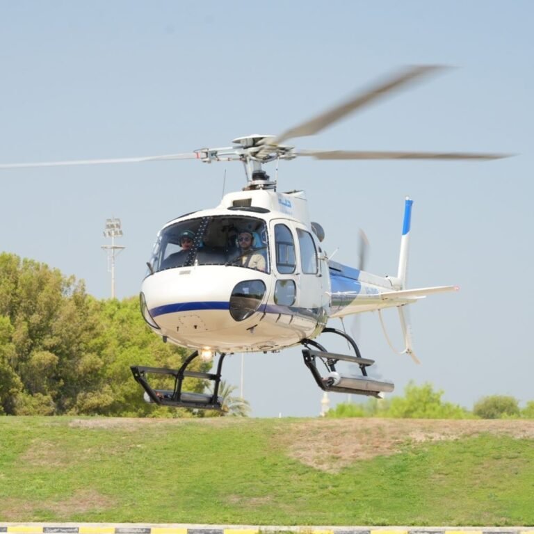 Private charter helicopter
